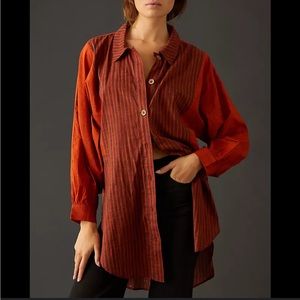 Anthropologie • Gauze‎ Longline Shirt